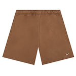 Solo Swoosh Fleece Short - Ale Brown/White