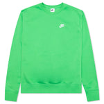 Sportswear Club Fleece Crew - LT Green Spark/White