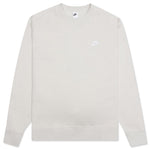 Sportswear Club Fleece Crew - Light Bone/White