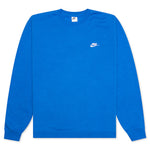 Sportswear Club Fleece Crew - Signal Blue/White