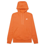 Sportswear Club Fleece Pullover Hoodie - Hot Curry/White