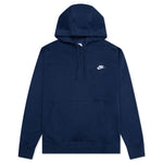 Sportswear Club Fleece Pullover Hoodie - Midnight Navy/White
