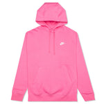 Sportswear Club Fleece Pullover Hoodie - Pinksicle/White