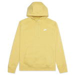 Sportswear Club Fleece Pullover Hoodie - Saturn Gold/White