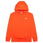 Sportswear Club Fleece Pullover Hoodie - Team Orange/Team Orange/White