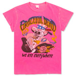 Grateful Dead Its Worth the Trip Crew Tee - Neon Pink
