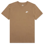 Sportswear Club T-Shirt - DK Driftwood/White