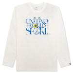 Sportswear Uniting The World L/S T-Shirt - Pure/Yellow Strike/Signal Blue