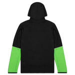 Sportswear Tech Fleece Full Zip Up Hoodie - Black/Mean Green