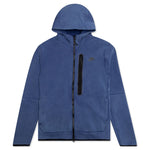 Sportswear Tech Fleece Washed Full-Zip Hoodie - Deep Royal Blue/Black