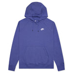 Sportswear Women’s Essential Fleece Pullover Hoodie - Lapis/Heather/White