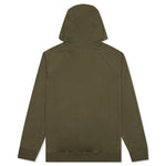 Sportswear Women’s Essential Fleece Pullover Hoodie - Medium Olive/White