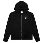 Sportswear Women's Fleece Full-Zip Hoodie - Black/White
