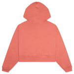 Sportswear Women's Oversized Pullover Hoodie - Madder Root/White