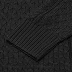 Nike Life Cable Knit Turtleneck Sweater - Black