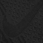 Nike Life Cable Knit Turtleneck Sweater - Black