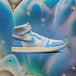 Women's Air Jordan 1 Zoom CMFT 2 University Blue - Phantom/University Blue