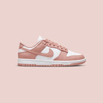 Women's Dunk Low - White/Rose Whisper