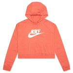 Sportswear Women's Essential Cropped Hoodie - Magic Ember/Heather