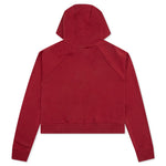 Sportswear Women's Essential Cropped Hoodie - Pomegranate/Black
