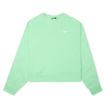 Women's Sportswear Essentials Fleece Crew - Cucumber Calm/White
