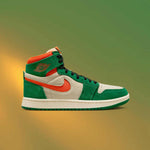 Women's Air Jordan 1 Zoom CMFT 2 - Pine Green/Orange Blaze/Muslin