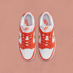 Women's Dunk Low - Orange/Metallic Gold