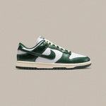 Women's Dunk Low `Vintage Green` - White/Pro Green/Coconut Milk