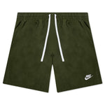 Woven Shorts - Rough Green/White