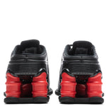 Nike x Martine Rose Women's Shox MR4 - Black/Metallic Silver/Comet Red