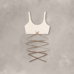 Nike x Jacquemus Women's Bra - Pearl White/Sail/Dark Driftwood