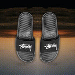 Nike x Stussy Benassi - Black/Sail