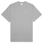 NikeLab Heavyweight T-Shirt - Dark Grey Heather/White