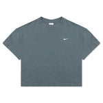 NikeLab Women's Fleece T-Shirt - Hasta/White