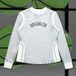 Nike x Ambush Brooklyn Nets Women's L/S Jersey - Light Smoke Grey