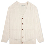 Cable Knit Cardigan Rebirth - Off White