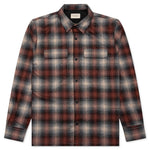 Sten Shadow Check Wool - Poppy Red