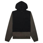 Nylon Fleece Hooded Sweater - Ink/Jet Black