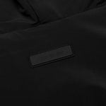 Nylon Fleece Hooded Sweater - Jet Black