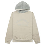 Nylon Fleece Hoodie - Seal