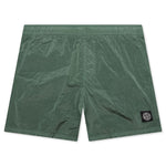 Nylon Metal Regular Fit Shorts - Light Green