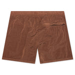 Nylon Metal Regular Fit Shorts - Rust