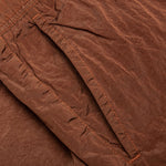 Nylon Metal Regular Fit Shorts - Rust