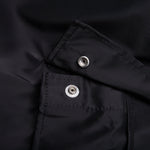 Belted Nylon Bermuda Cargo Shorts - Black