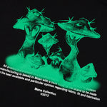 Alien Mush Boxy Hoodie - Black/Green