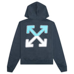 Between Arrow Over Hoodie - Outerspace/White