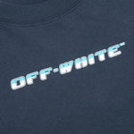 Between Arrow Over S/S Tee - Outerspace/White