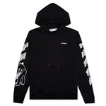 Bricks Slim Hoodie - Black/White