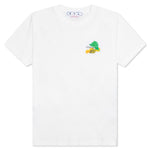 Brush Arr Slim S/S Tee - White/Multi