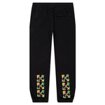 Brush Arr Slim Sweatpants - Black/Multi